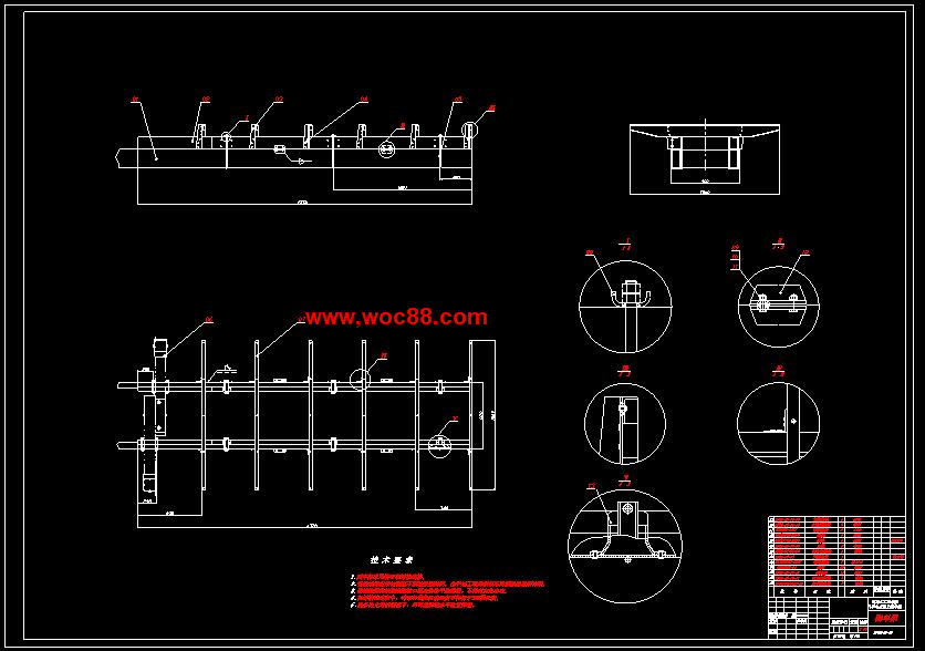 【完稿】冲压机械手升降部分机械结构设计【CAD定稿】预览图