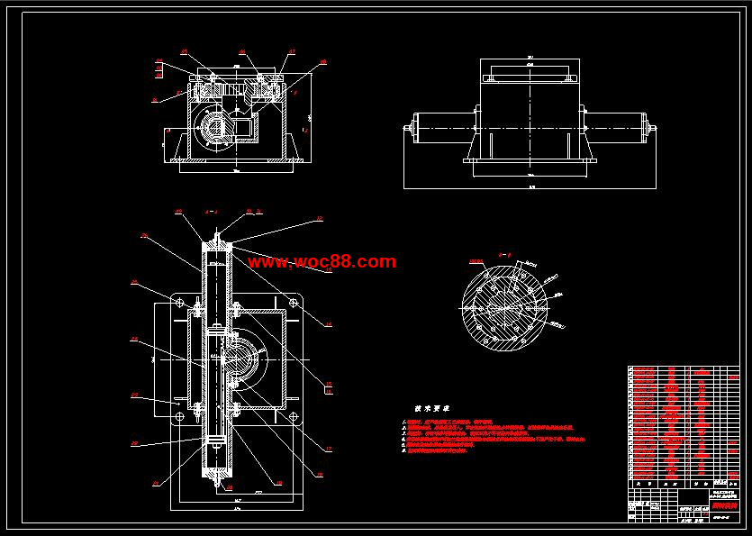 （全套CAD）爬楼梯自行轮椅车设计（图纸论文整套） | 编号17预览图
