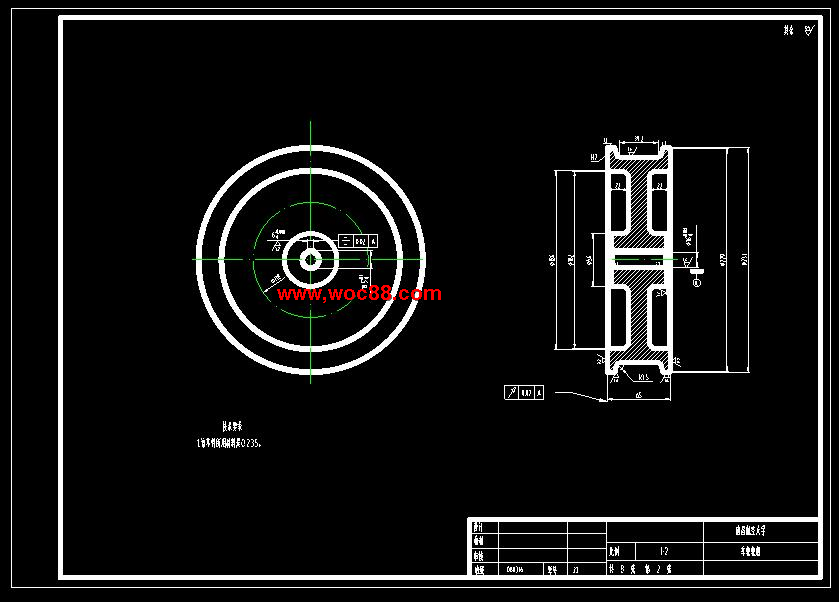 【图纸论文】RL7050H0总布置设计【CAD图纸整套】预览图