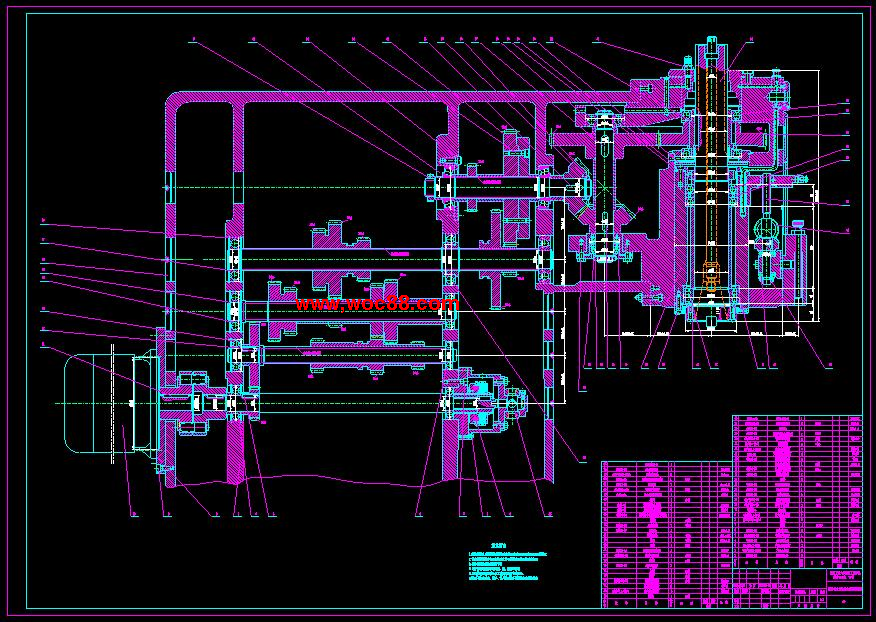 【CAD原图】汽车曲柄连杆机构设计【CAD+DOC】 | 编号19