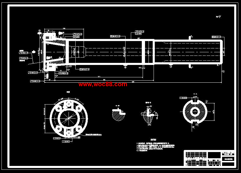 （全套CAD）小型混凝土搅拌机的设计（图纸论文整套）